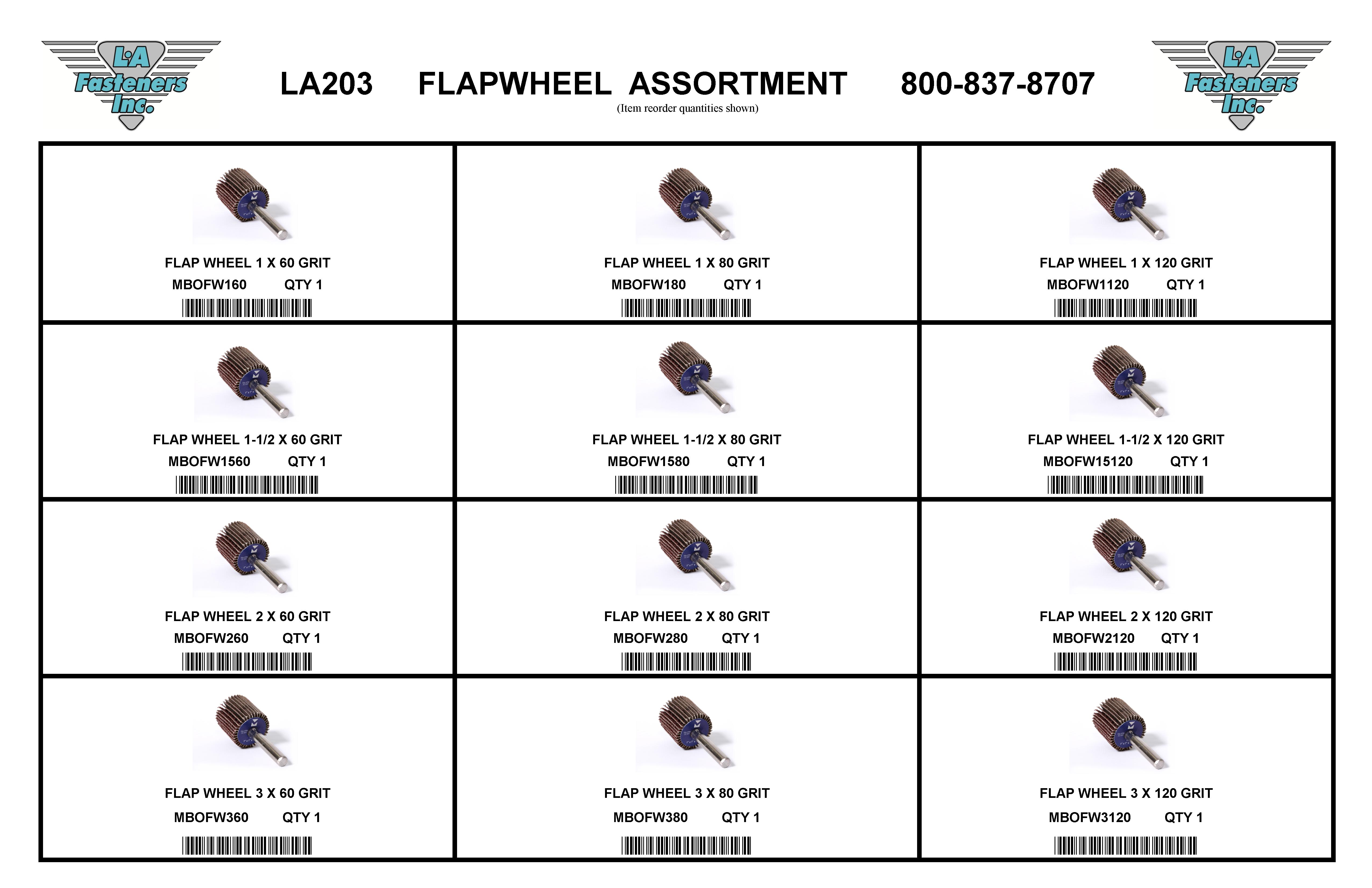 ASSORTMENTS-FLAP WHEEL